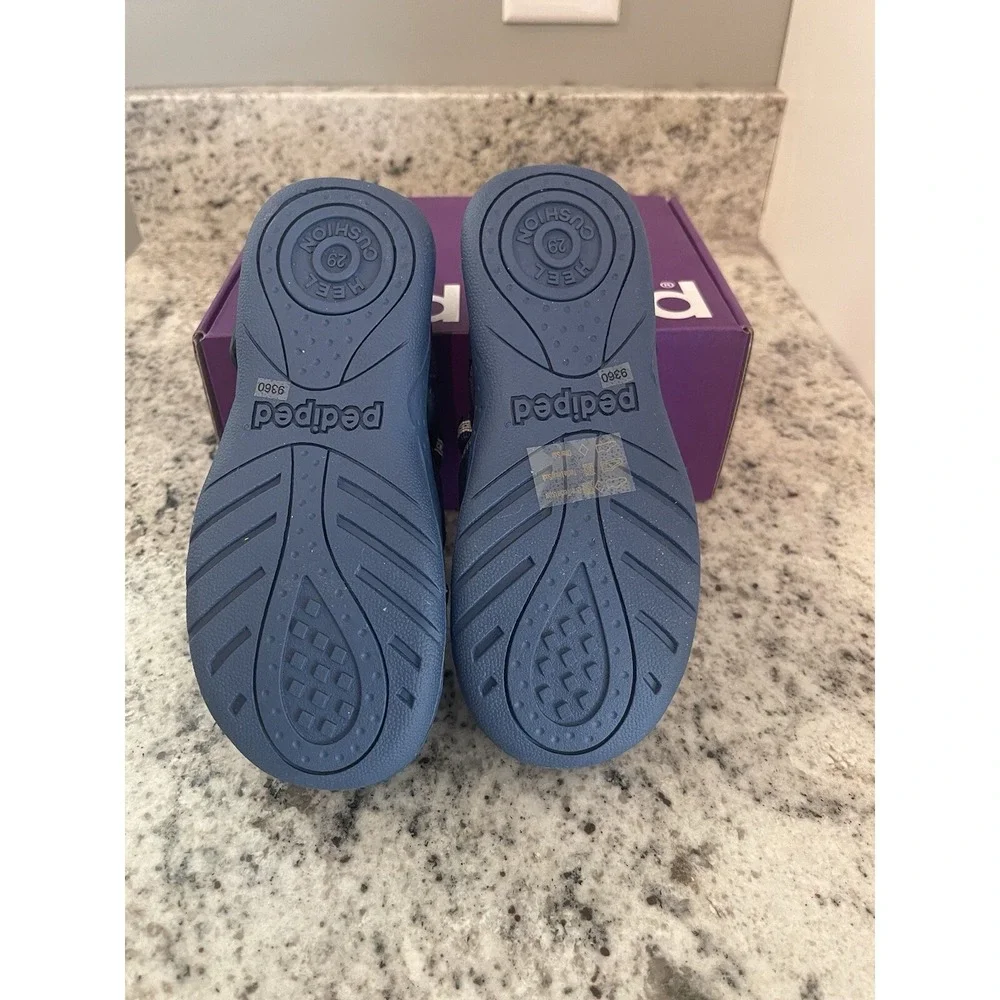 Pediped Flex Sahara Sandal Boys Navy Blue (Little Kid) Size 12, Brand New In Box